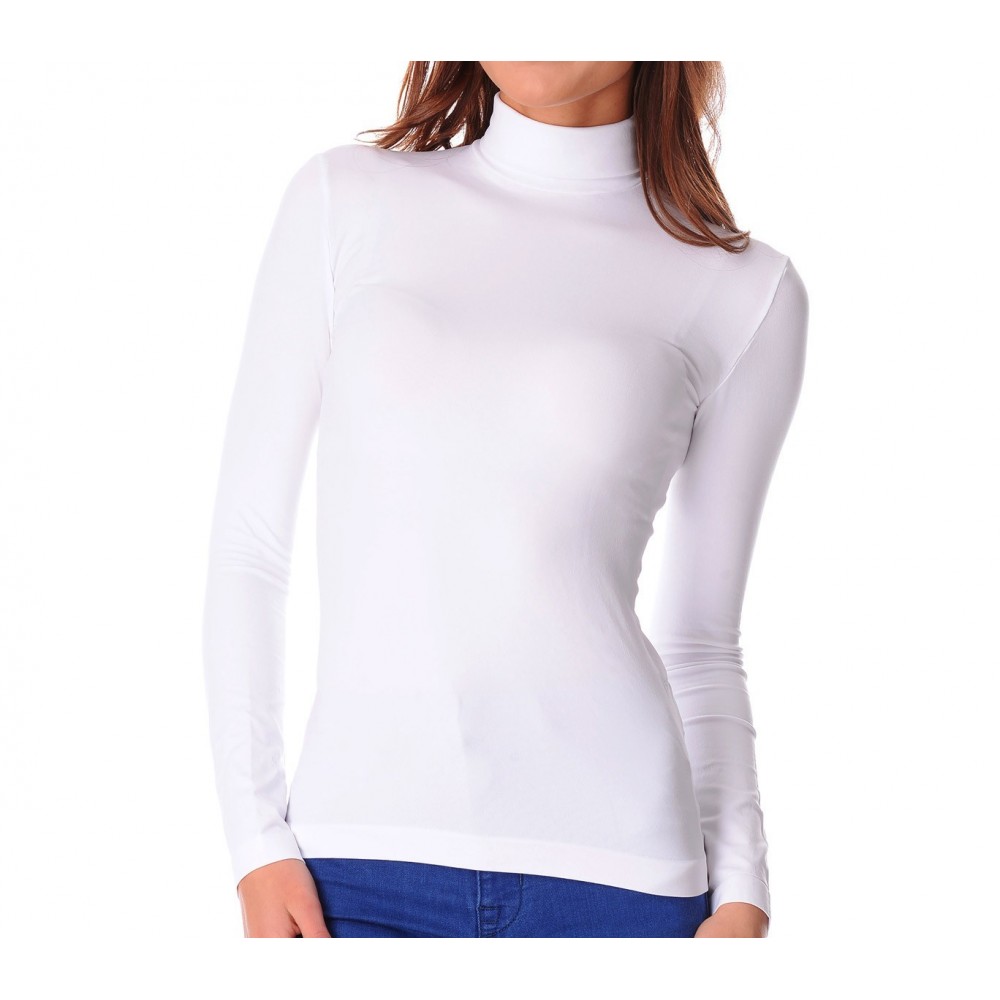 VKA22 Pack 5 sous-pulls col roulé thermiques avec doublure polaire ass. Caren