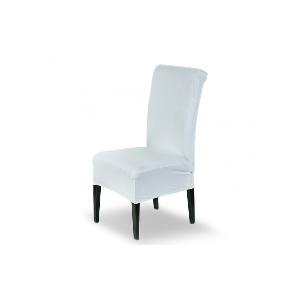 4701 Set de 4 housses de chaise en tissu élastique idéal pour cuisine et salon