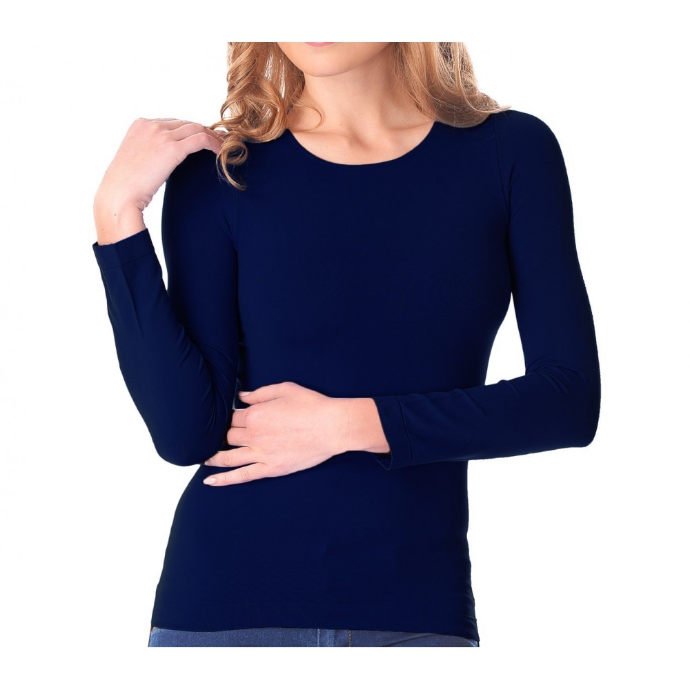 VKA20 Pack de 5 sous-pull Lisa manches longues col rond femme effet thermique