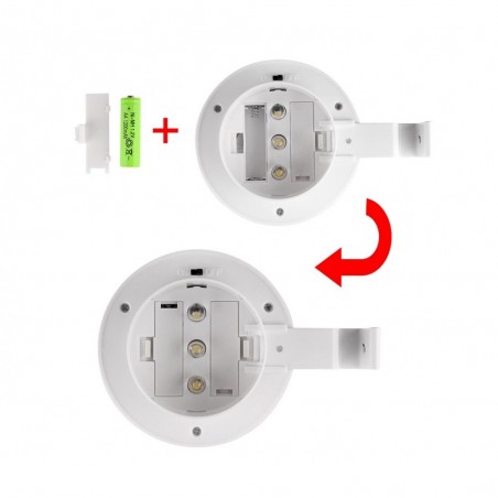 4370 Projecteur LED éclairage solaire à détection 3 watt 3 led pour l'extérieur