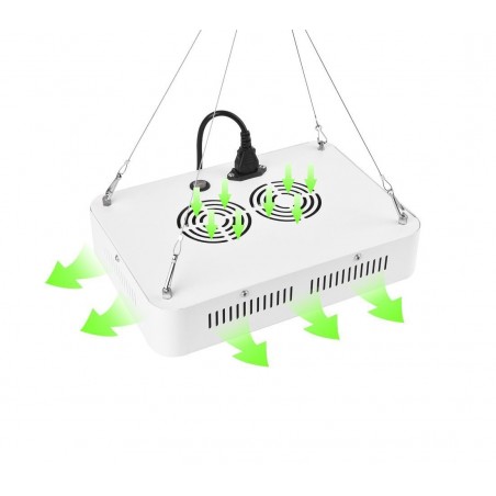 4373 Lampe LED horticole 1000W pour culture en intérieur 100 led de 10W crochet