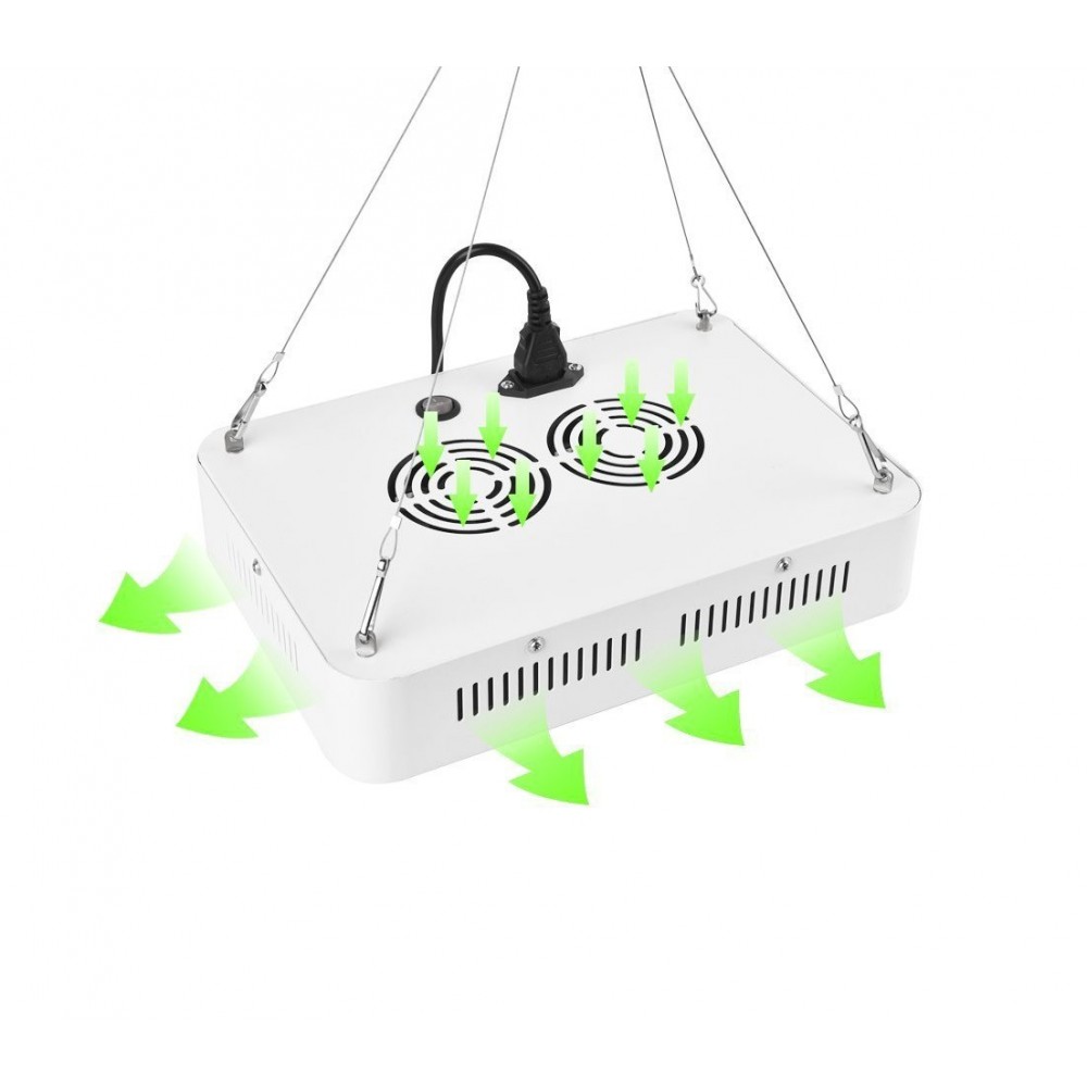 4373 Lampe LED horticole 800W pour culture en intérieur 80 led de 10W crochet