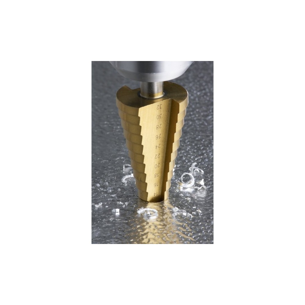 Fraise conique alliage cône de forage professionnel 6-55mm -métal plastique bois