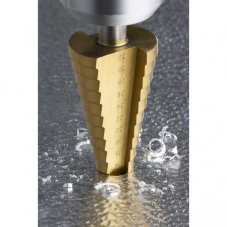 Fraise conique alliage cône de forage professionnel 6-55mm -métal plastique bois