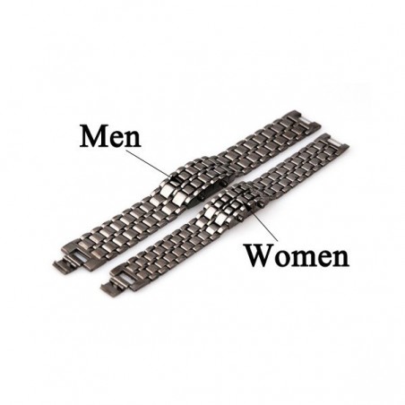 Montre numérique LED samouraï modèle de bracelet de fer métallique