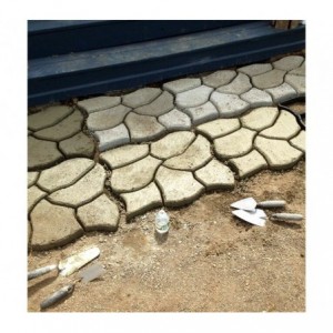 4371 Moule à pavé béton pour jardin 42,5 x 42,5 cm matrice pour béton 2