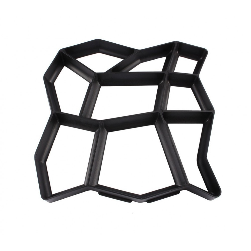 4371 Moule à pavé béton pour jardin 42,5 x 42,5 cm matrice pour béton