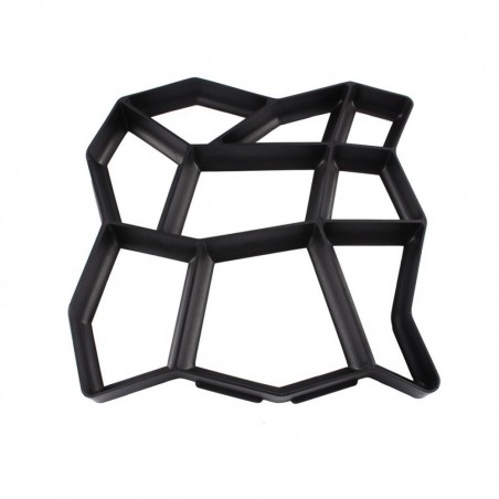 4371 Moule à pavé béton pour jardin 42,5 x 42,5 cm matrice pour béton