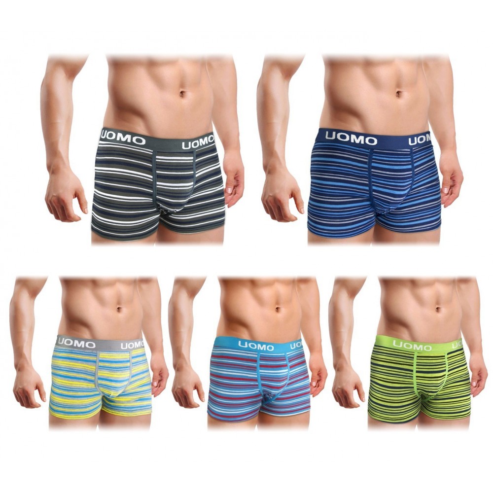 VZB104 Pack de 5 boxers pour homme modèle HUSTON tailles de M au XXXL