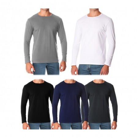 615263 T-shirt ORLANDO manches longues col montant pour homme effet thermique 615263 T-shirt ORLANDO manches longues col montant pour homme effet thermique