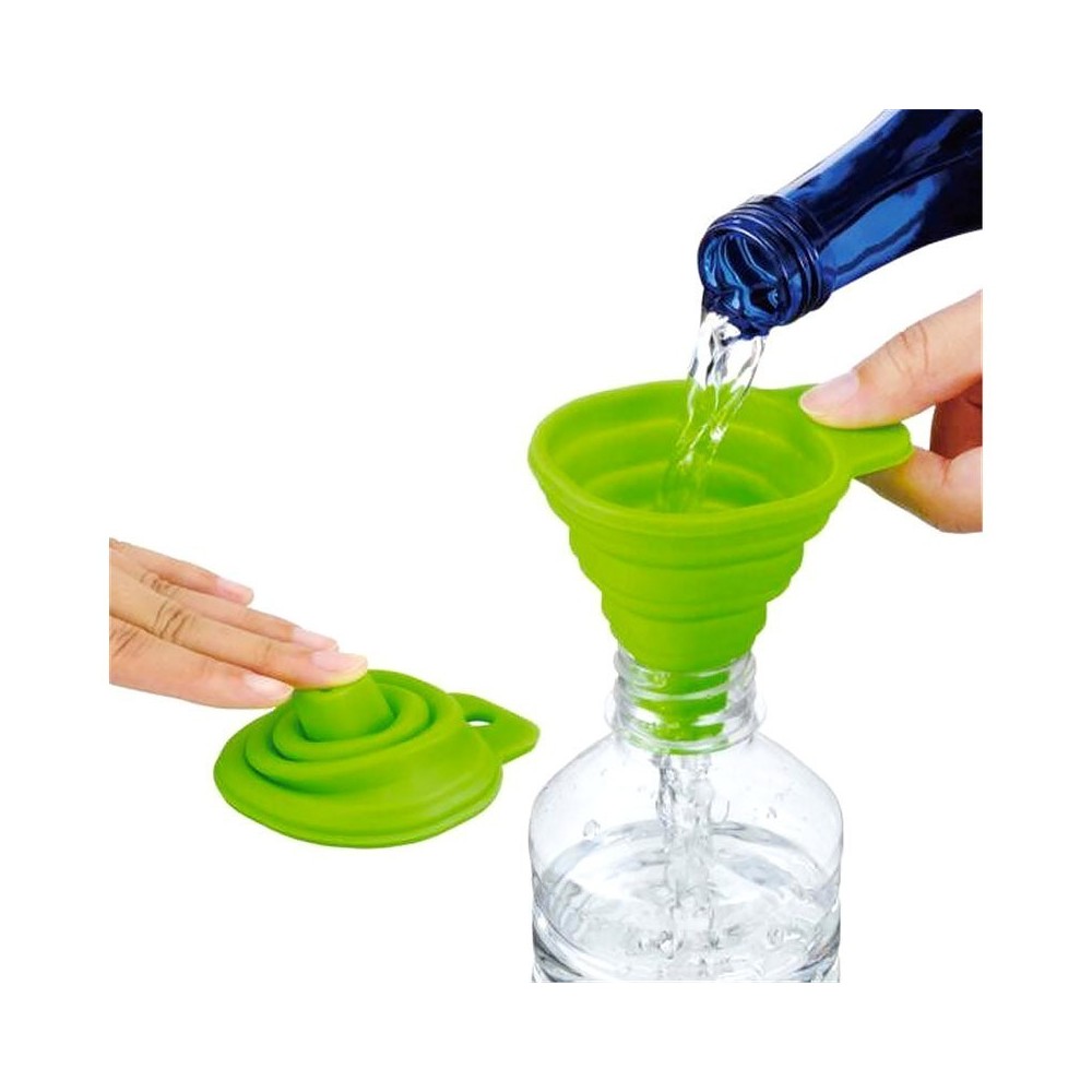4354 Entonnoir rétractable en silicone gain de place 6 x 5,5 x 1,5 cm