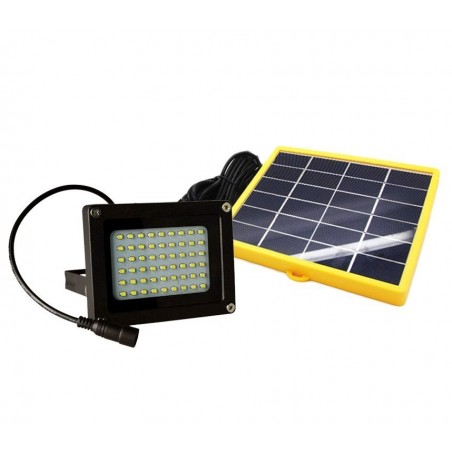 Projecteur LED d’extérieur 10W 370 lumen panneau photovoltaïque lumière froide Projecteur LED d’extérieur 10W 370 lumen panneau photovoltaïque lumière froide