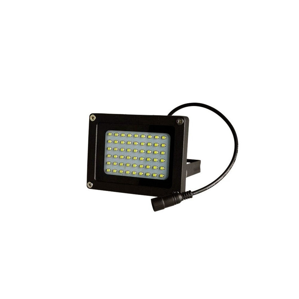 Projecteur LED d’extérieur 10W 370 lumen panneau photovoltaïque lumière froide