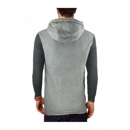 87329 Veste pour homme modèle Sedrik coupe asymétrique détails sur manches