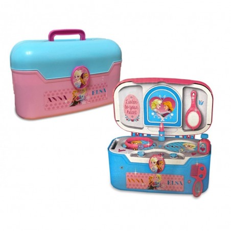 Beauty case studio Salon de Beauté portable la Reine de Neiges 21 accessoires