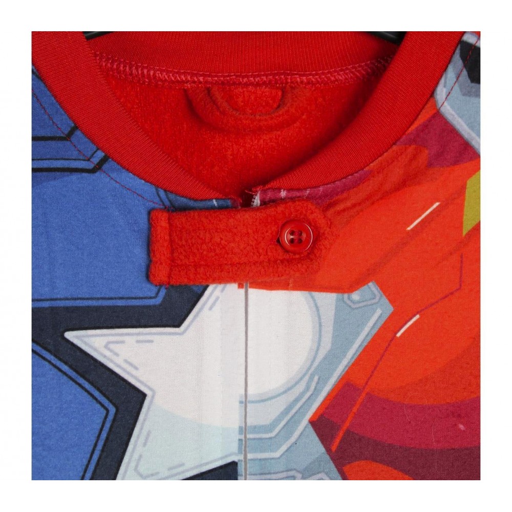 22-1730 Pyjama pour enfant imprimé CIVIL WAR manches longues polaire