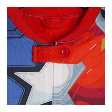 22-1730 Pyjama pour enfant imprimé CIVIL WAR manches longues polaire