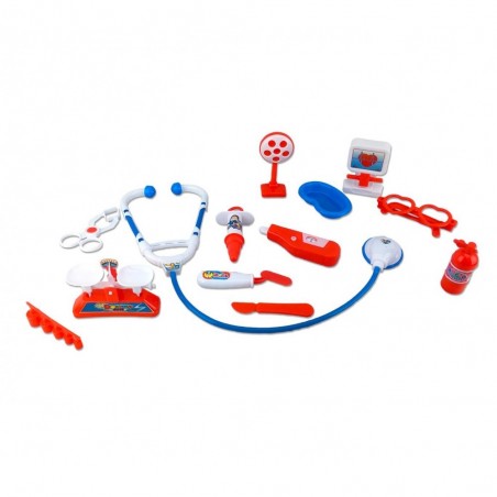 4676 Playset docteur avec 13 accessoires jeu éducatif en quatre variantes 