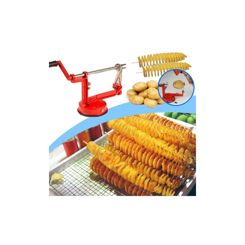 Coupe pomme de terre en spirale - manuel -...