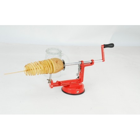 Coupe pomme de terre en spirale - manuel - acier inoxydable