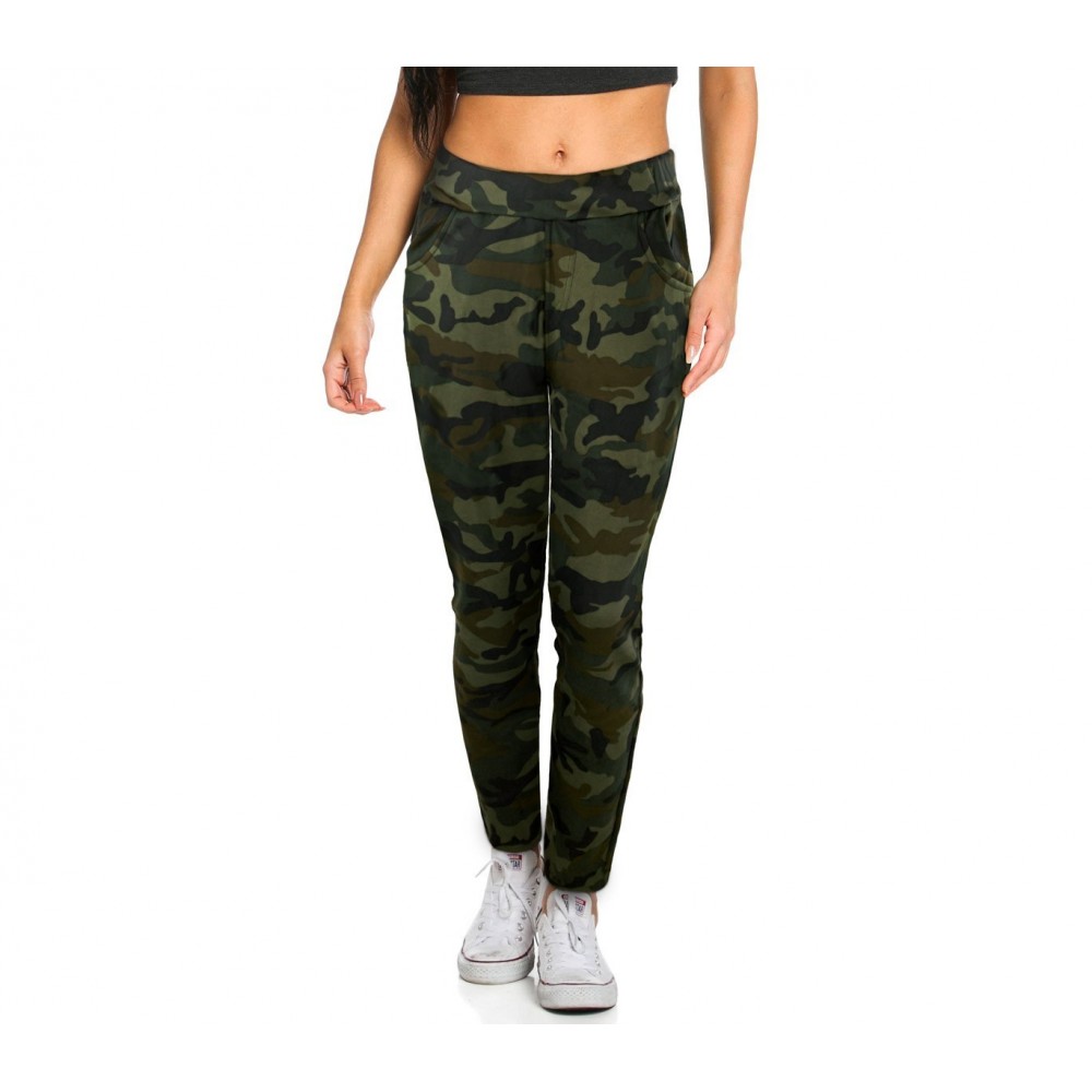 TG08-13 Pack de 3 pantalons sarouel pour femmes ass. ONLY carcan à carreaux