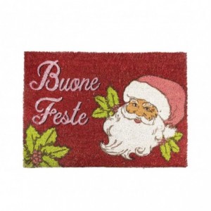 119934 Paillasson noël BUONE FESTE en fibre de coco antidérapant 50 x 70 cm 2