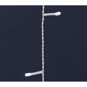 561074A Rideau lumineux de Noël 100 led 1,5 x 1 m lumière froide 8 effets 2