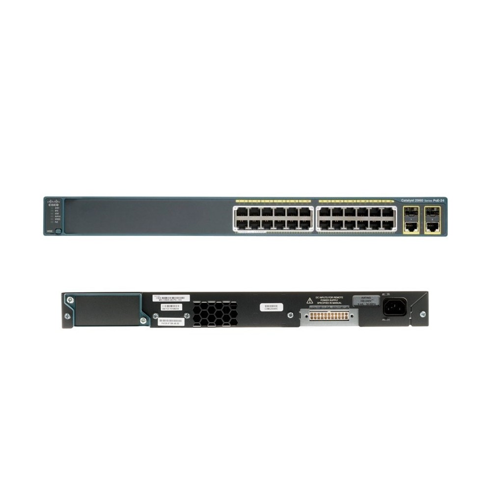 Switch 24 Porte Cisco WS-C2960-24TC-L 2960 10/100 Mb Catalyst + 2t/sfp 