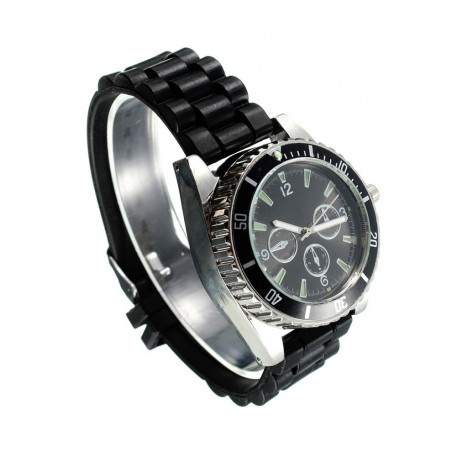 4483 Montre GRINDER avec broyeur à tabac et bracelet en silicone