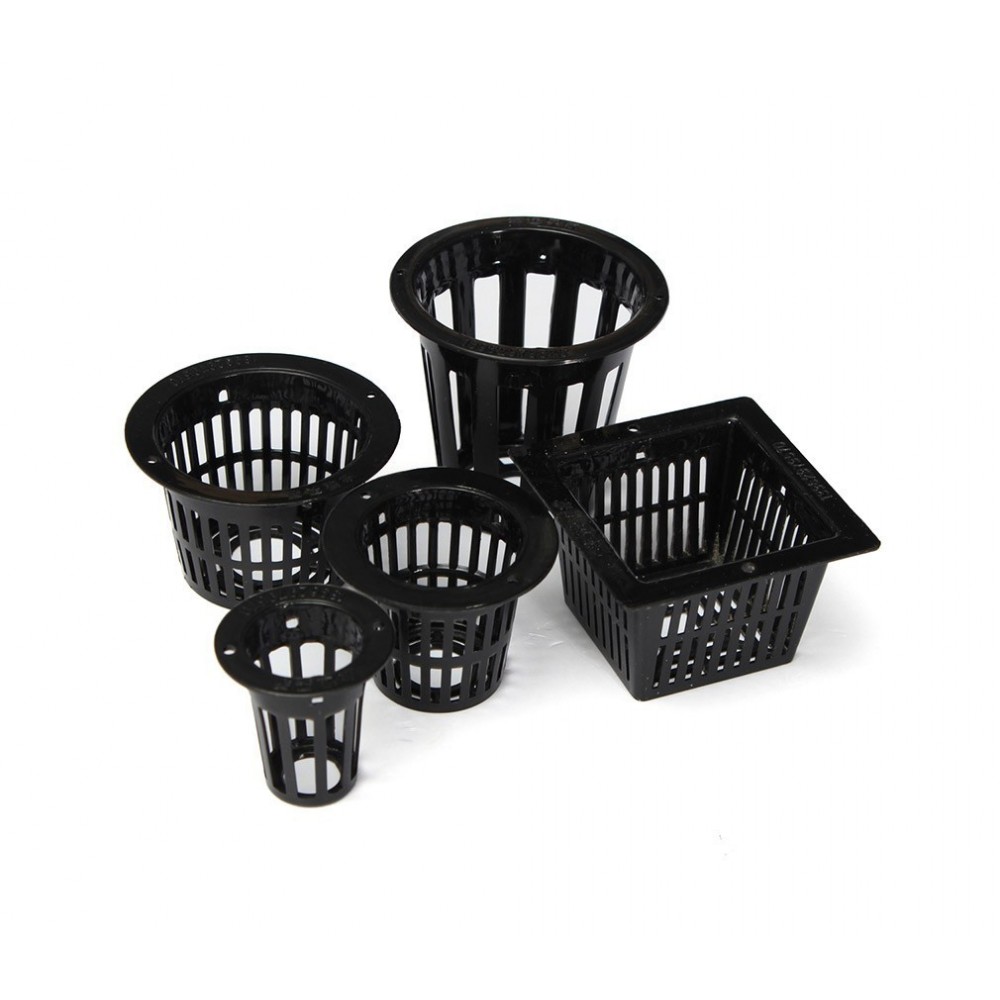 4481 Set de 10 paniers hydroponiques différentes tailles et formes
