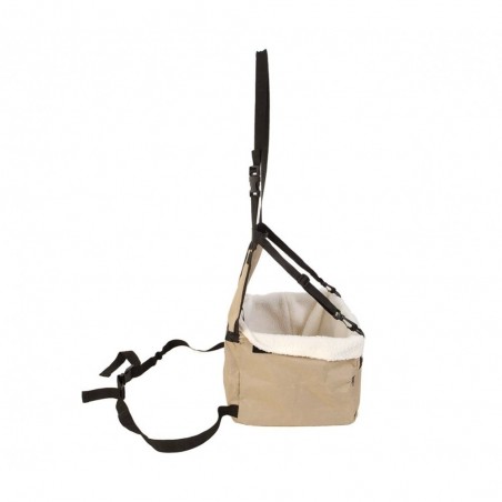 Trasportino per animali da auto 4478 con cinghie di sicurezza e trapunta interna