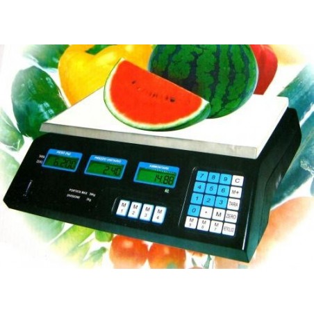 Balance commerciale professionnelle 30 kg - 5 LED