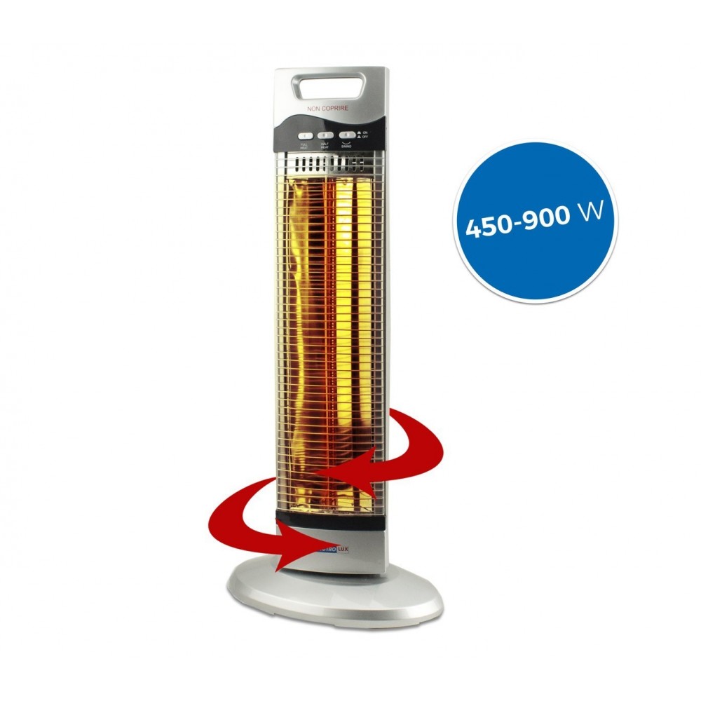 586114 Chauffage en fibres de carbone oscillant DCG à économie d'énergie 900W