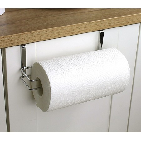 4479 Porte Essuie-tout en acier chromé pour étagères