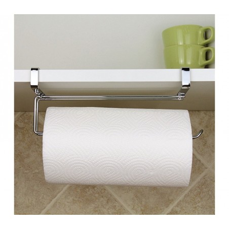 4479 Porte Essuie-tout en acier chromé pour étagères