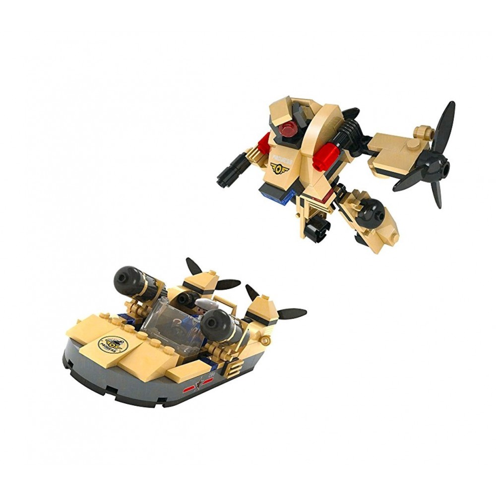 3370 Playset de briques de construction MEGAROBOT 2 en 1 CIGIOKI 110 pièces