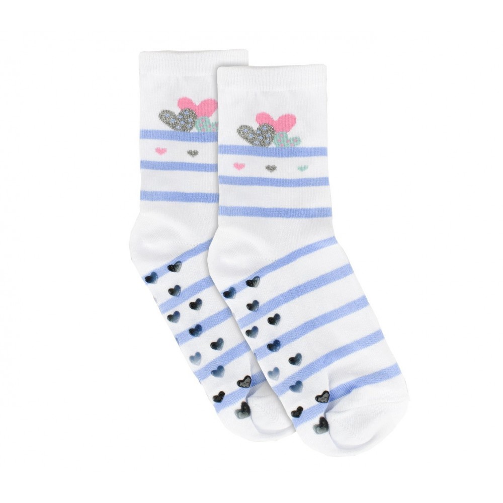 N523 Lot de 6 paires chaussettes antidérapantes fille SHALLY taille unique 32/36