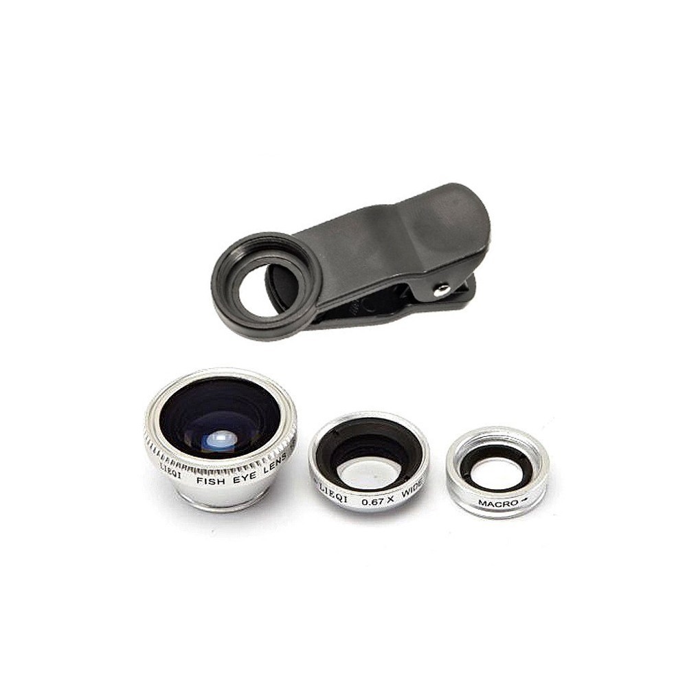 Set de 2 lentilles/objectifs smartphones avec...