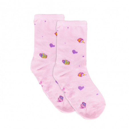 N523 Lot de 6 paires chaussettes antidérapantes fille SHALLY taille unique 32/36