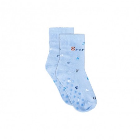 N623 Lot 6 paires chaussettes antidérapantes garçon BABY BOY taille unique 22/26