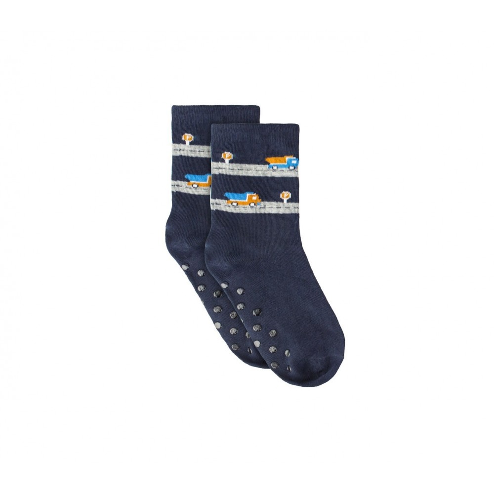 N623 Lot 6 paires chaussettes antidérapantes garçon BABY BOY taille unique 22/26