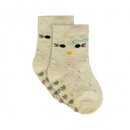 N608 Lot 6 paires chaussettes antidérapantes bébé MOVE GIRL tailles 0 à 24 mois