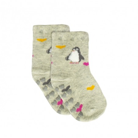 N608 Lot 6 paires chaussettes antidérapantes bébé MOVE GIRL tailles 0 à 24 mois