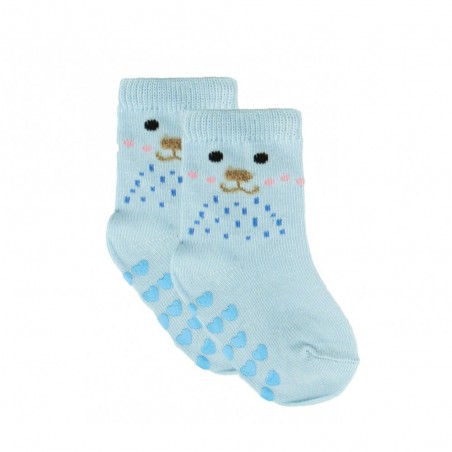 N608 Lot 6 paires chaussettes antidérapantes bébé MOVE GIRL tailles 0 à 24 mois
