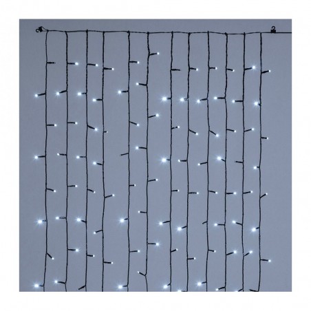 561313 Rideau lumineux Noël 180 led lumière froide pour sapins jusqu'à 180 cm