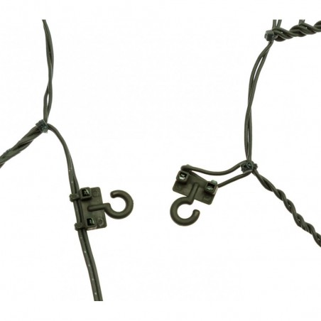 561319 Rideau lumineux Noël 180 led lumière multicolore pour sapin jusqu'a 180cm