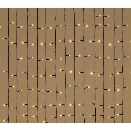 561322 Rideau lumineux Noël 270 led lumière chaude pour sapin jusqu’à 210 cm