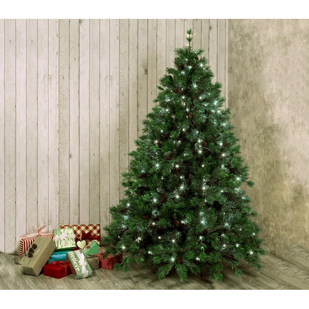 561320 Rideau lumineux Noël 270 led lumière froide pour sapin jusqu’à 210 cm