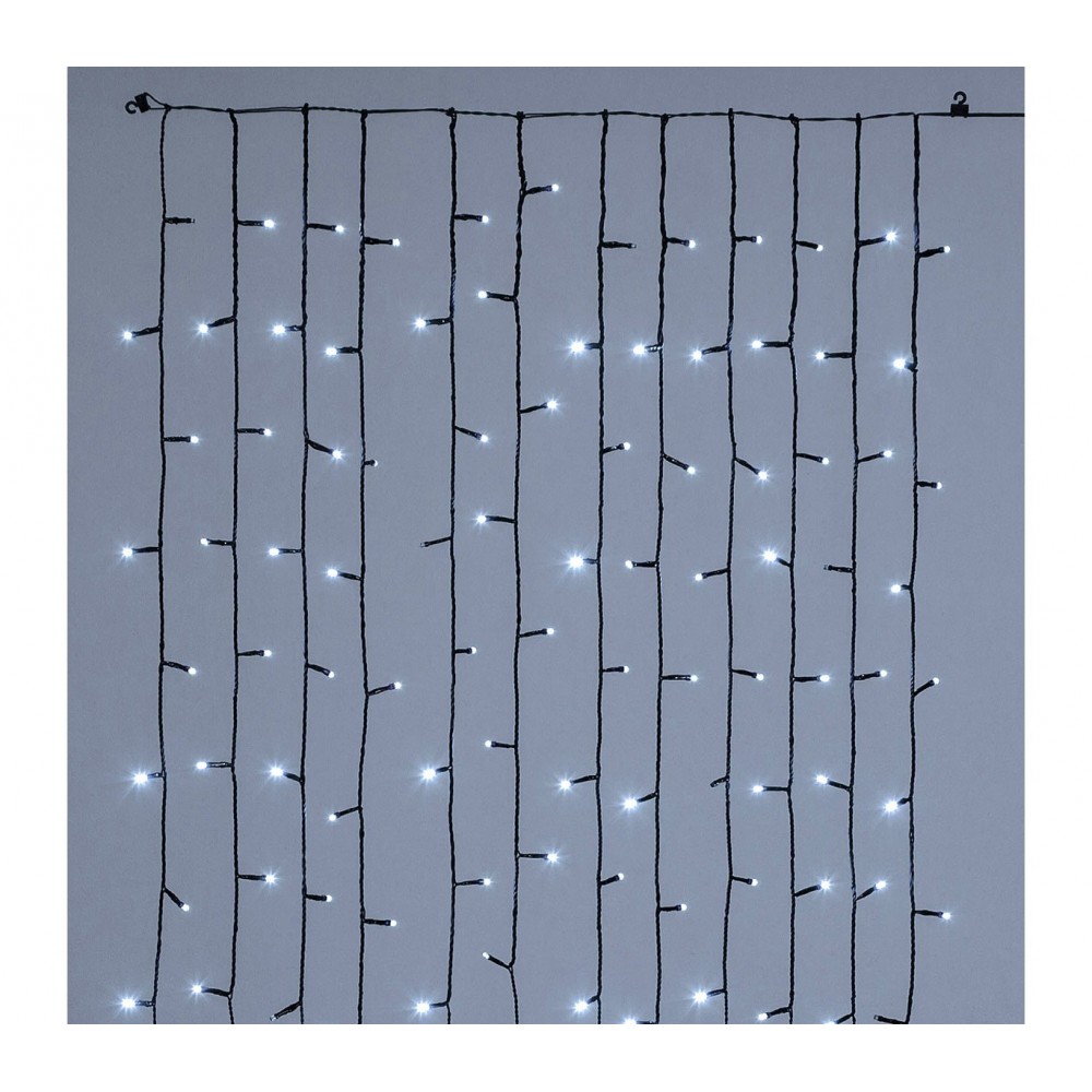 561320 Rideau lumineux Noël 270 led lumière froide pour sapin jusqu’à 210 cm