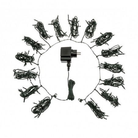 561326 Rideau lumineux Noël 270 led lumière multicolore pour sapin de 210 cm